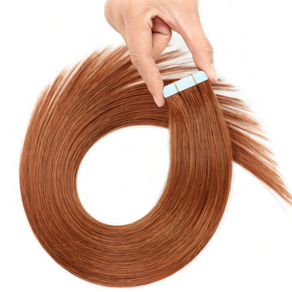 Tape-In Straight Echthaar Extensions