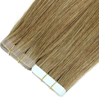 Tape-In Straight Echthaar Extensions