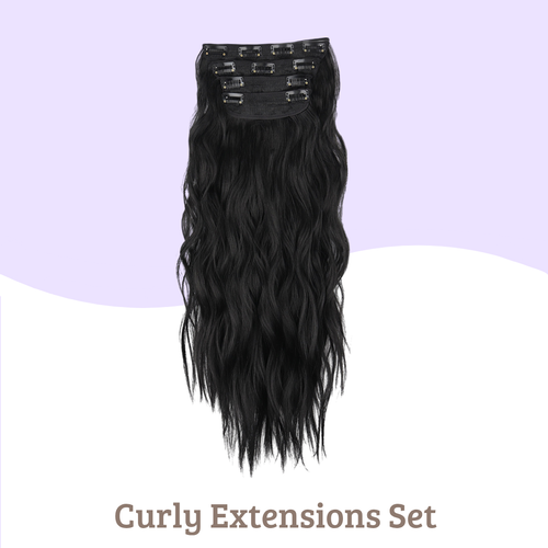 Curly Clip-In Hair Extensions