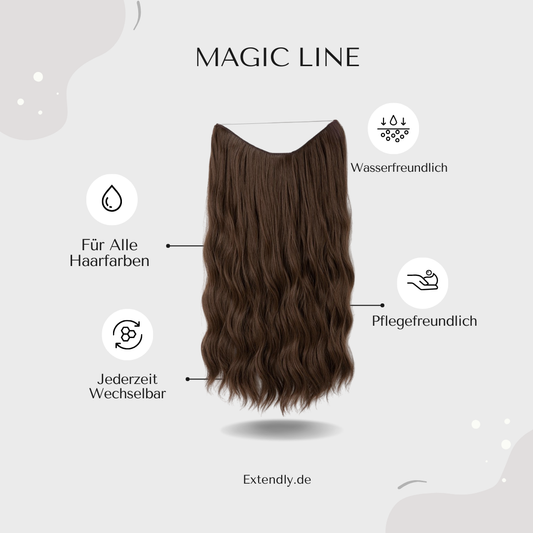 MAGIC LINE Curly Clip-In Extension